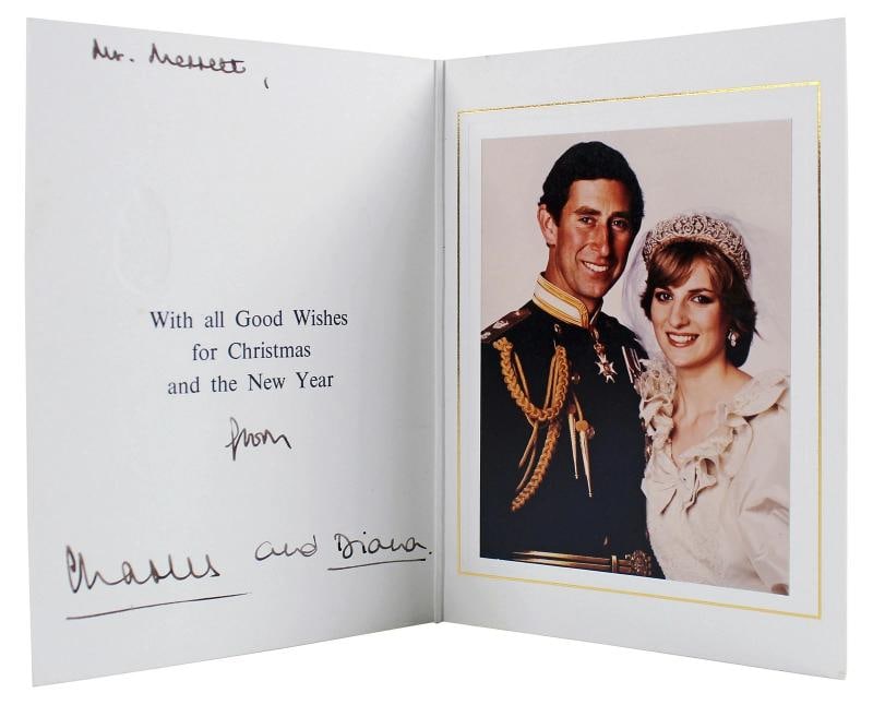 Princess Diana & Prince Charles Signed 1981 7.25x10.5 Christmas Card BAS: Condition: New: A brand-new, unused, unopened, undamaged item (including handmade items).New: A brand-new, unused, unopened, undamaged item (including handmade items).,Autograph Authentication: Becket