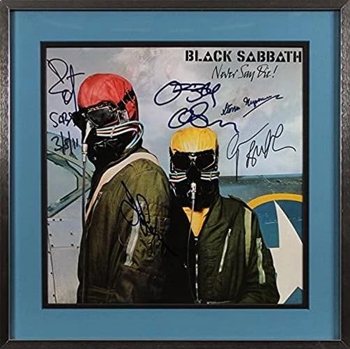 Black Sabbath (5) Osbourne, Iommi, Butler +2 Signed & Framed Album Cover BAS - 5