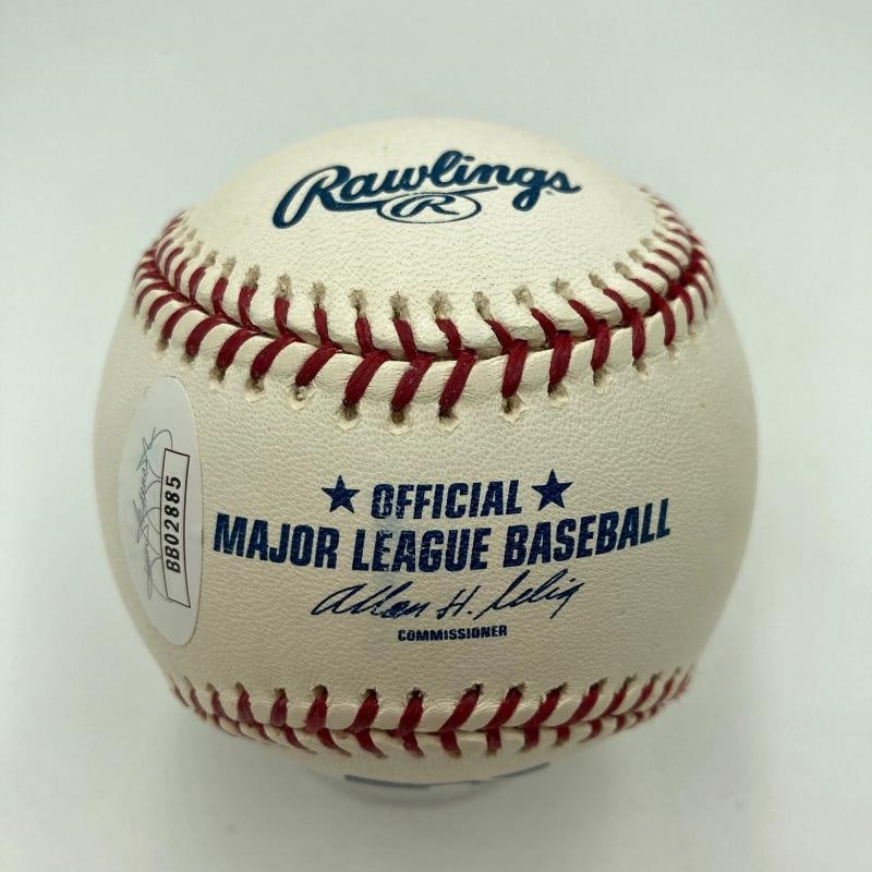 President Barack Obama Single Signed Baseball JSA COA Rare Ballpoint Signature - 2