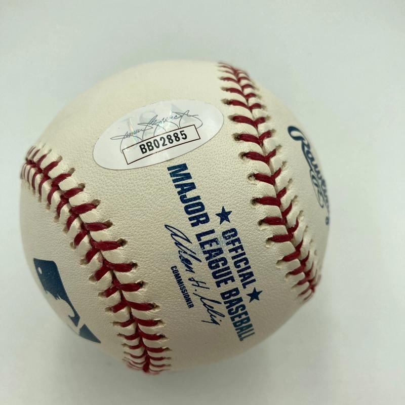 President Barack Obama Single Signed Baseball JSA COA Rare Ballpoint Signature - 3