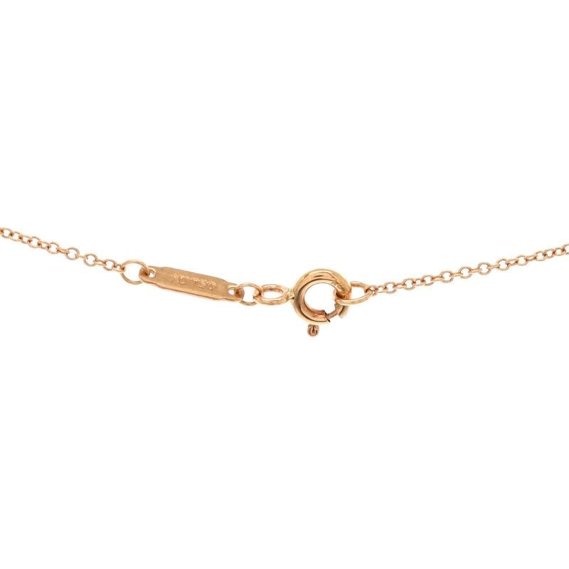 Tiffany & Co. Infinity Pendant Necklace 18K Rose Gold - 3