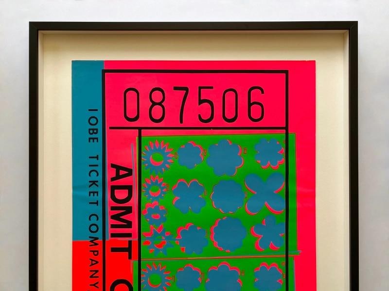 ANDY WARHOL RARE 1967 MCM SILKSCREEN PRINT FRAMED 5TH NY FILM FESTIVAL XL POSTER - 2