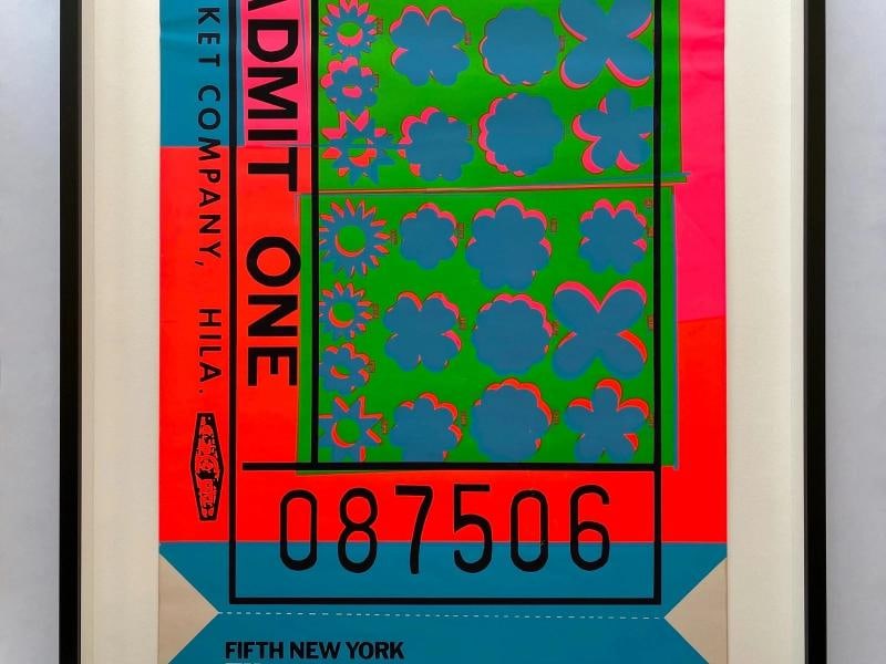 ANDY WARHOL RARE 1967 MCM SILKSCREEN PRINT FRAMED 5TH NY FILM FESTIVAL XL POSTER - 3