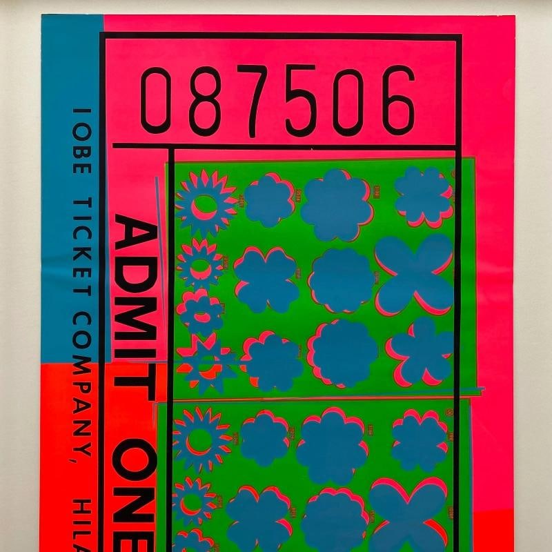 ANDY WARHOL RARE 1967 MCM SILKSCREEN PRINT FRAMED 5TH NY FILM FESTIVAL XL POSTER - 6