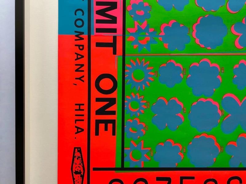 ANDY WARHOL RARE 1967 MCM SILKSCREEN PRINT FRAMED 5TH NY FILM FESTIVAL XL POSTER - 7