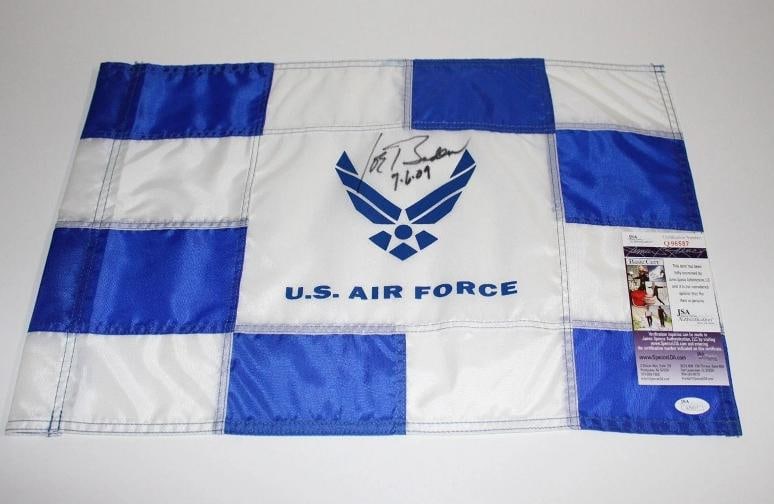 VICE PRESIDENT JOE BIDEN SIGNED UNITED STATES AIR FORCE FORCE PIN FLAG JSA COA - 2