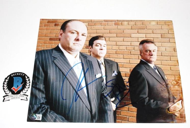 JAMES GANDOLFINI SIGNED 'THE SOPRANOS' 11x14 PHOTO BECKETT COA STEVIE VAN ZANDT+: Industry: Television,Autograph Authentication: Beckett,Object Type: Photo,Original/Reproduction: Original,Country of Origin: United States
