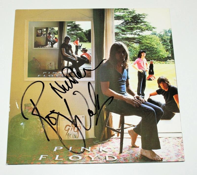 ROGER WATERS NICK MASON BAND SIGNED PINK FLOYD UMMAGUMMA VINYL ALBUM BECKETT COA - 3