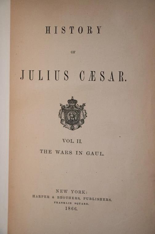 Napoleon III / History of Julius Caesar 1st Edition 1865 - 12