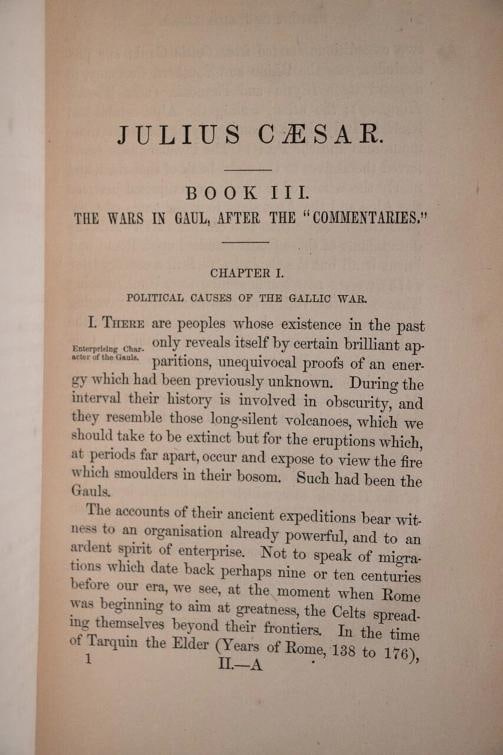 Napoleon III / History of Julius Caesar 1st Edition 1865 - 13