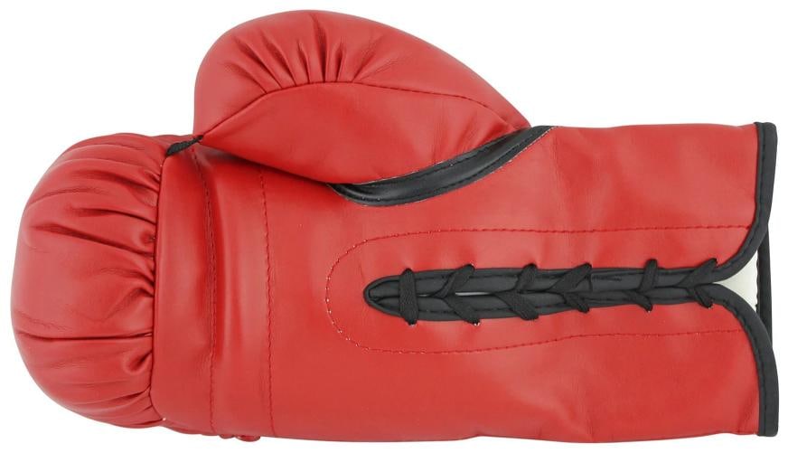 Muhammad Ali & Joe Frazier Signed Red Everlast Boxing Glove PSA/DNA #6A62547 - 3