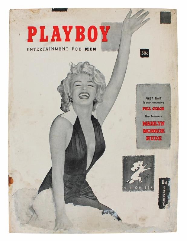 Marilyn Monroe 1st Ever November 1953 Playboy Volume #1 Magazine: Industry: Movies,Original/Reproduction: Original,Autograph Authentication: PPC,PRODUCT_COA: PPC,PRODUCT_SIGNED_BY_NAME: Marilyn Monroe,PRODUCT_SIGNED_BY_BRAND: Playboy,Country of Origin: United States