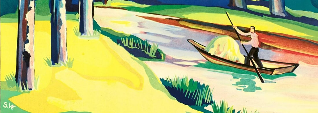 Original Travel Poster - Vendee - Ocean - Beach - Island - Clemenceau 1931 - 5