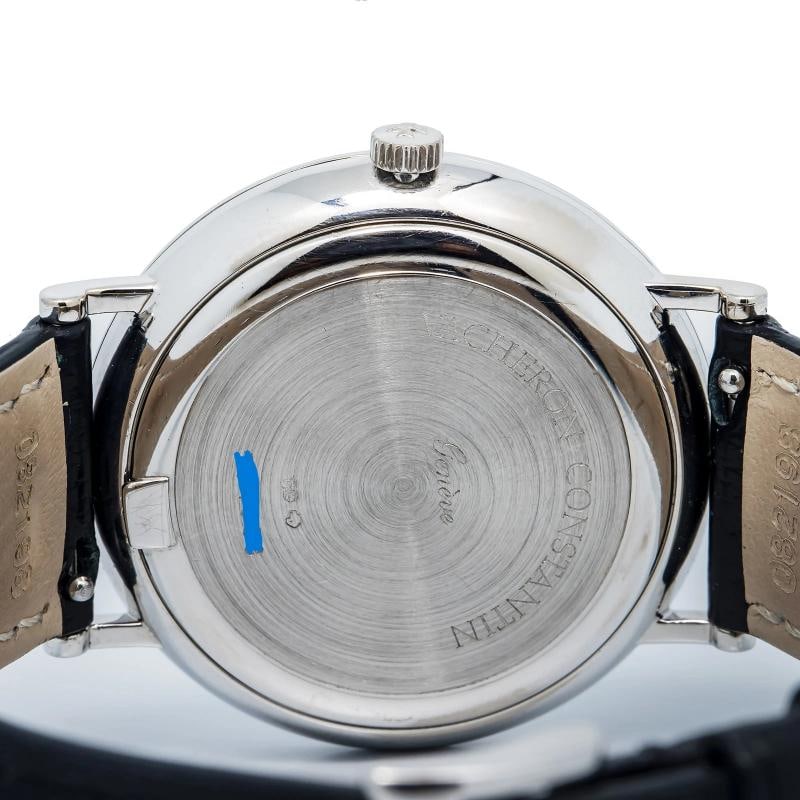 Vacheron Constantin Patrimony 42002 18k White Gold 2005 Papers Silver Dial 35mm - 6