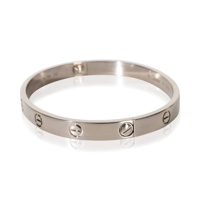 Cartier White Gold Love Bracelet - 2