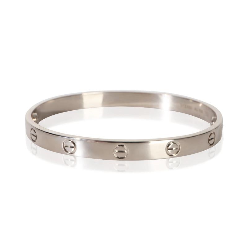 Cartier White Gold Love Bracelet - 3
