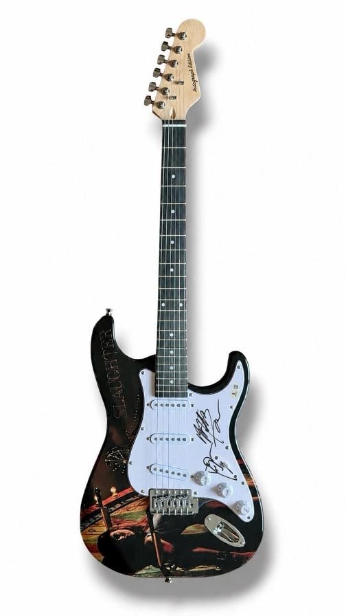 BRET MICHAELS Signed Guitar Custom Graphics JSA COA POISON EVERY ROSE - 2