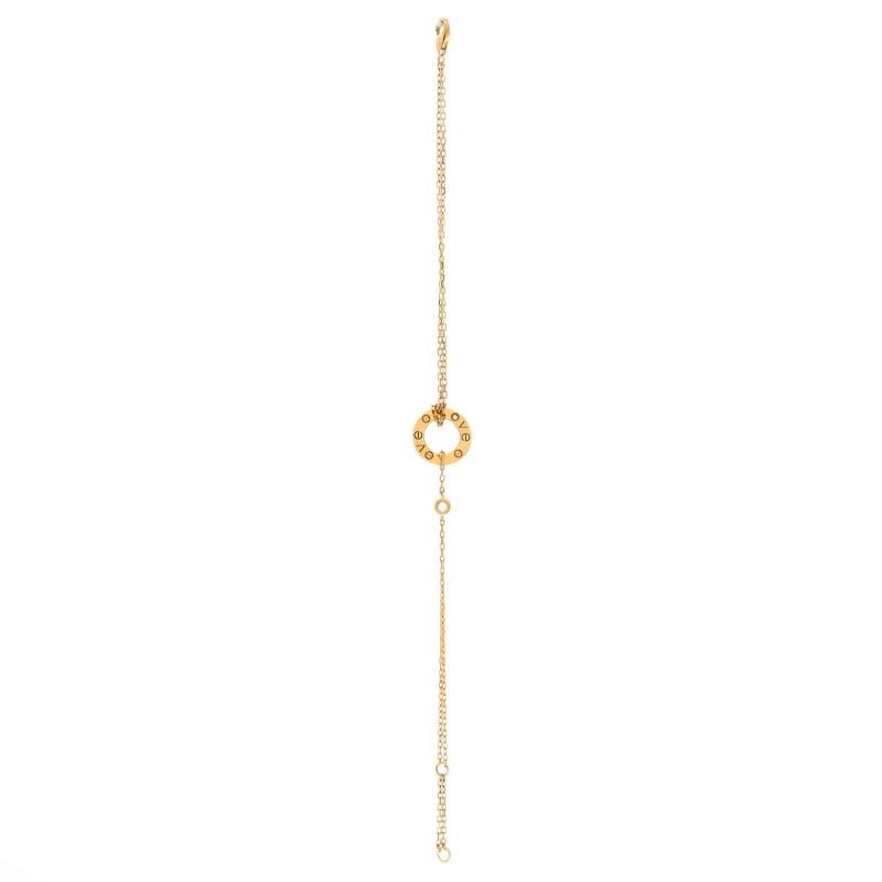 Cartier 2 Diamonds Love Bracelet 18K Yellow Gold with Diamonds - 6