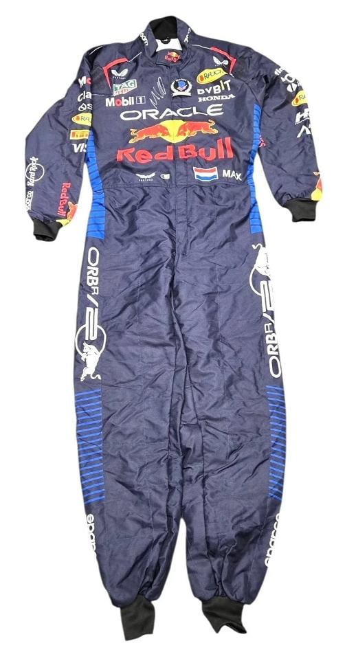 Max Verstappen Signed Autograph Formula One Race Suit Red Bull Beckett BAS F1 - 2