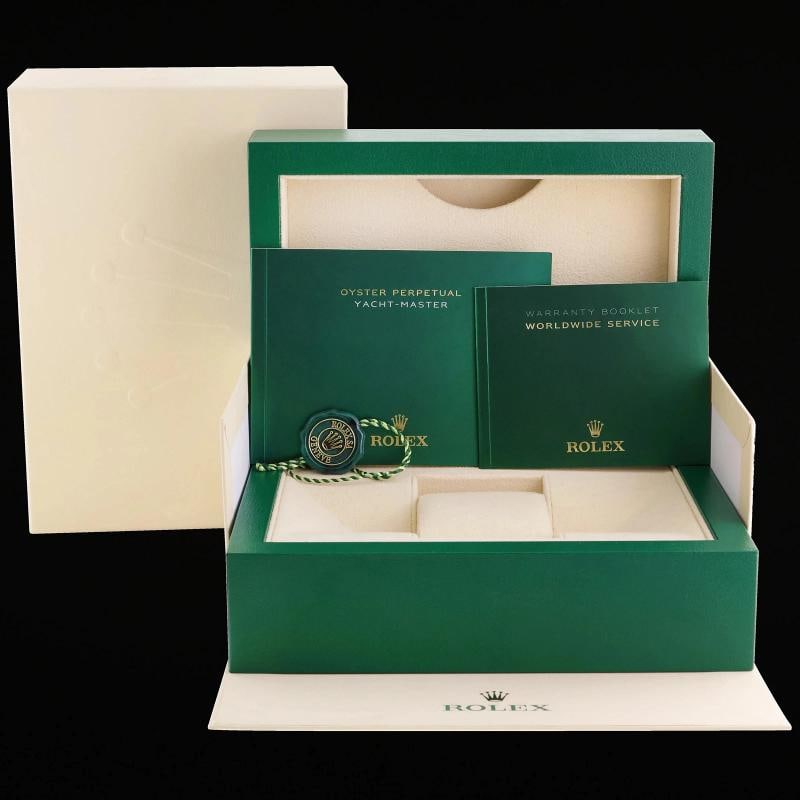 MINT 2023 Rolex Yacht-Master 226659 White Gold 42mm Oysterflex Rubber Watch Box - 7