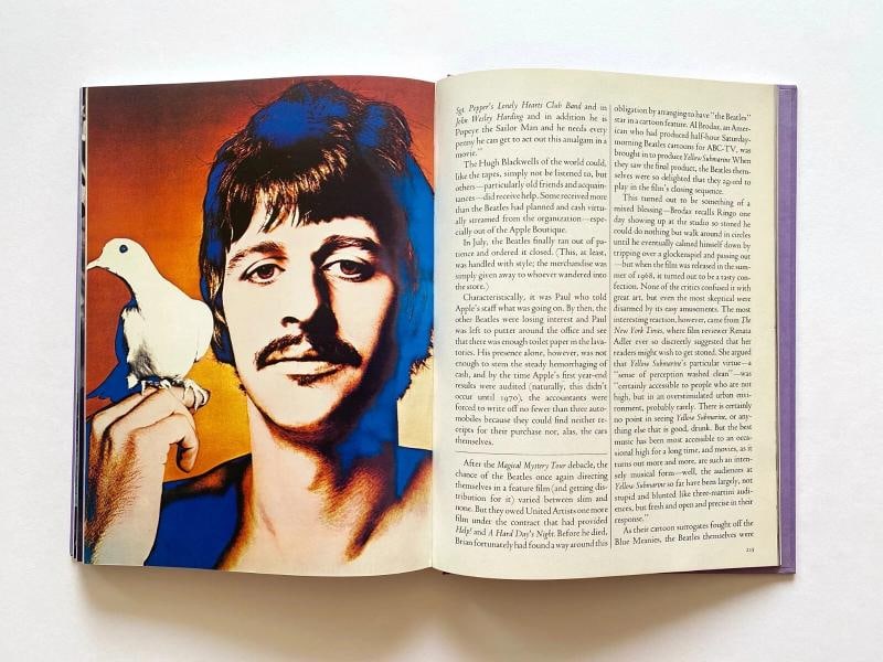 " THE BEATLES " RARE 1ST EDITION 1980 ICONIC WARHOL COVER ART COLLECTORS BOOK - 9