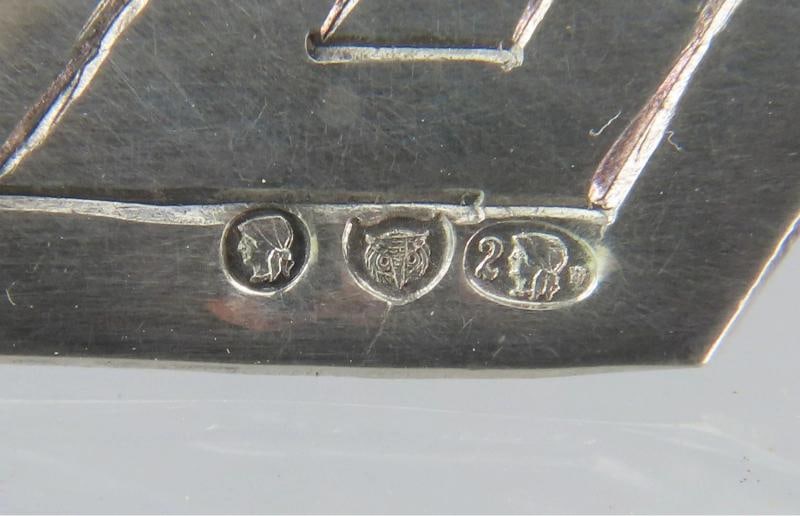 c1930s Vietnamese 900 Silver 10 Food Picks w/ Stand Dragons Design - 4