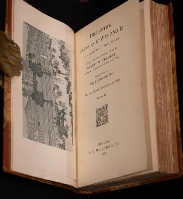 Ernest W Clement / 1906 Japan As It Was and Is First Edition Fine Leather - 12