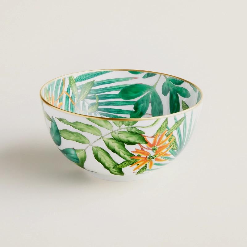 NEW HERMES PASSIFOLIA LARGE BOWL #P044285P BRAND NIB FRENCH SAVE$ F/SH - 3