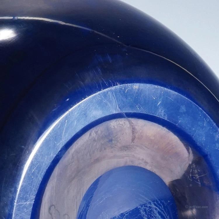 Venini Art Glass Vase 'Cinesi' by Tobia Scarpa, Murano 1960 - 8