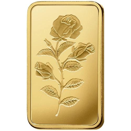 1 oz Gold Bar - PAMP Suisse - Rosa - 999.9 Fine in Sealed Assay - 3