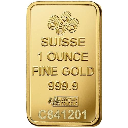 1 oz Gold Bar - PAMP Suisse - Rosa - 999.9 Fine in Sealed Assay - 4