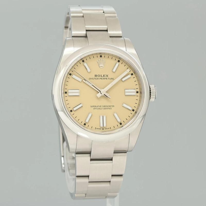 2025 NEW PAPERS Rolex Oyster Beige 134300 Perpetual 41mm Steel Watch Box - 3