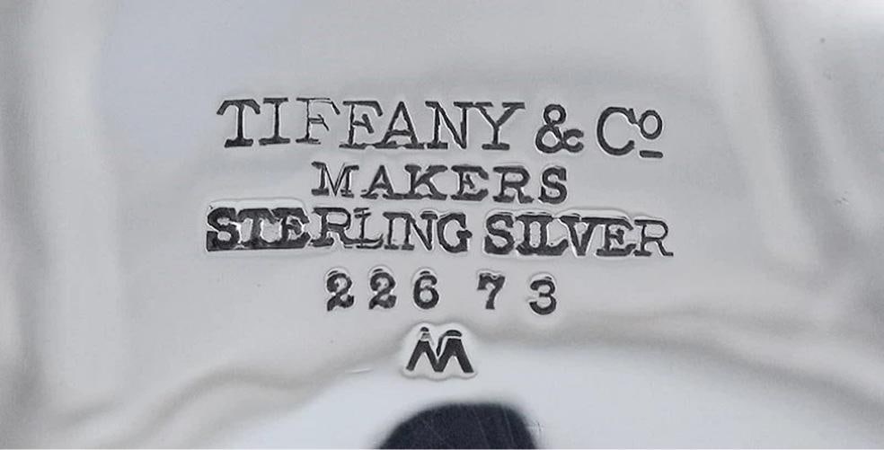 Lovely c1950 Tiffany Co Sterling Silver Fluted Shell Style Bowl - 5