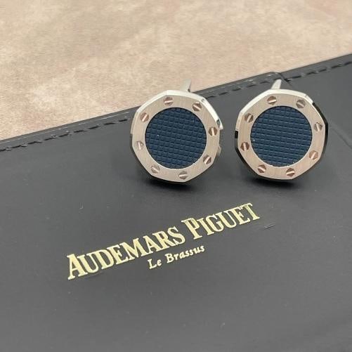 Audemars Piguet Stainless Steel Cufflinks in Blue - 11