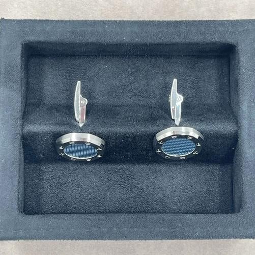 Audemars Piguet Stainless Steel Cufflinks in Blue - 6