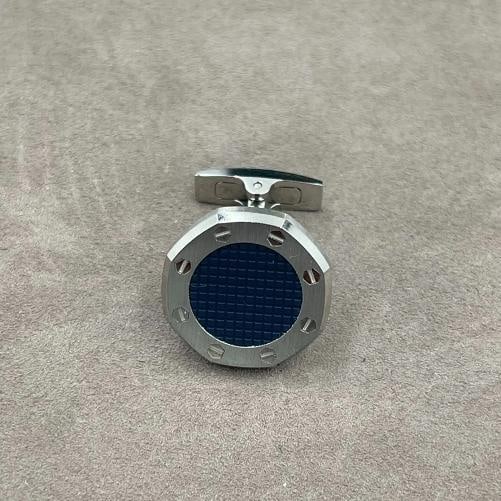 Audemars Piguet Stainless Steel Cufflinks in Blue - 9