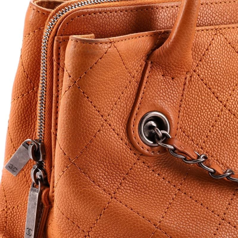 Chanel Urban Shopping Tote Quilted Caviar Small - 8