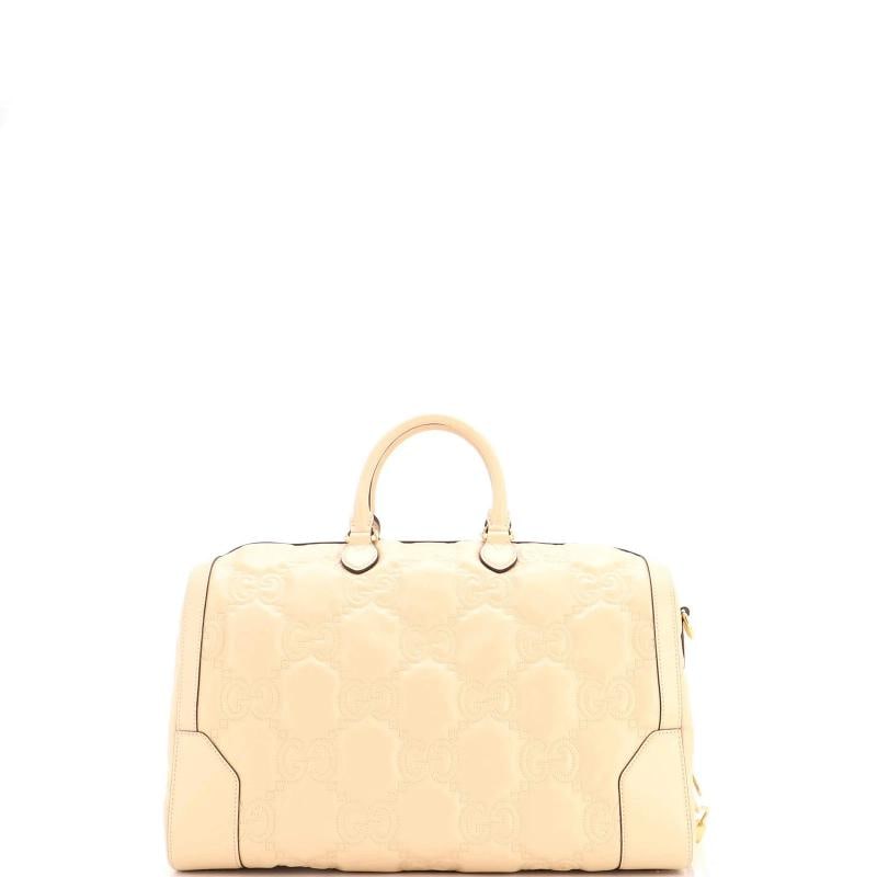 Gucci Convertible Boston Top Handle Bag GG Matelasse Leather Medium - 3