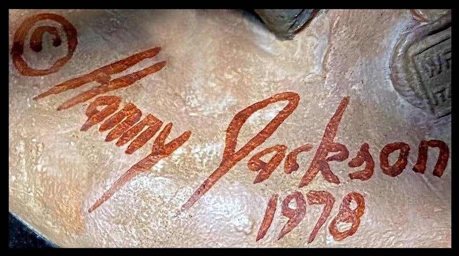 HARRY JACKSON Signed Hand Painted Bronze Sculpture~ Edition Of /350 - 4