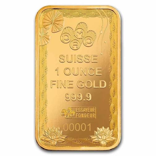 2025 1 oz Gold Bar - PAMP Good Luck Koi Fish (Assay) - 4