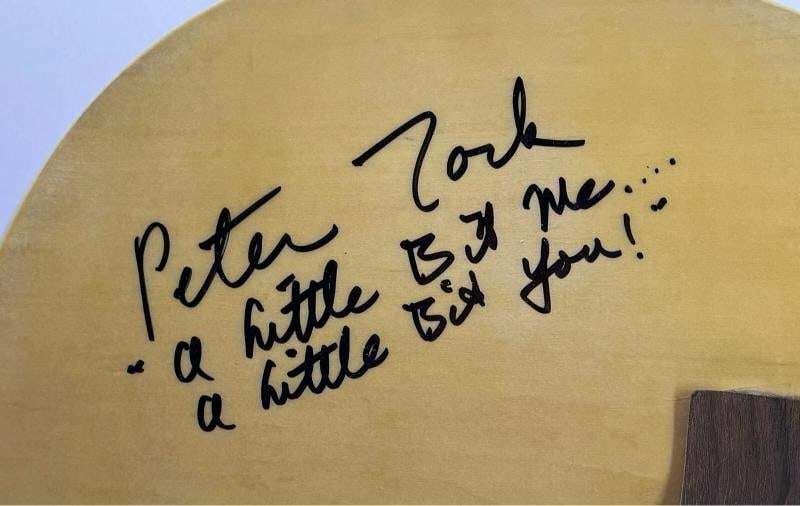 THE MONKEES: Michael Nesmith, Peter Tork, Davy Jones, and Micky Dolenz Signed Guitar (JSA) - 3