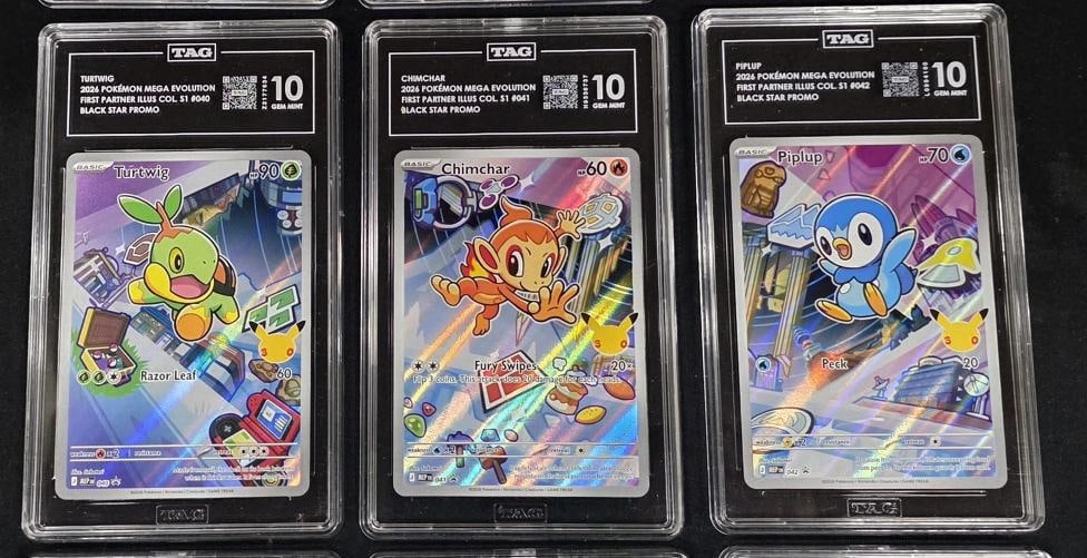 First Partner PokÃƒÂ©mon Promo Set 9x All TAG 10 Charmander Bulbasaur Squirtle + - 3