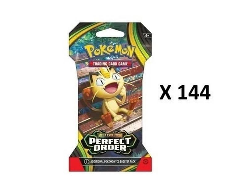 Pokemon Perfect Order (ME03) Sleeved Factory Sealed Case (144 PACKS) BRAND NEW! - 2