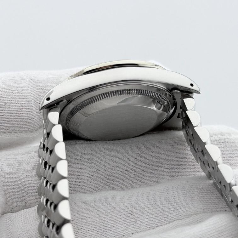 Rolex Datejust 16234 36mm White Diamond Dial Diamond Bezel Steel Jubilee - 11