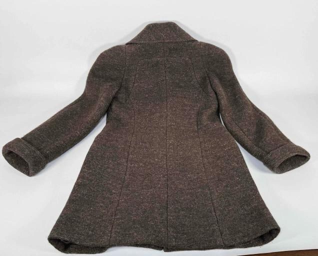 CHANEL Boutique Fall Winter 1997 Brown Wool Tweed Embroidered Coat Jacket Sz. 36 - 11