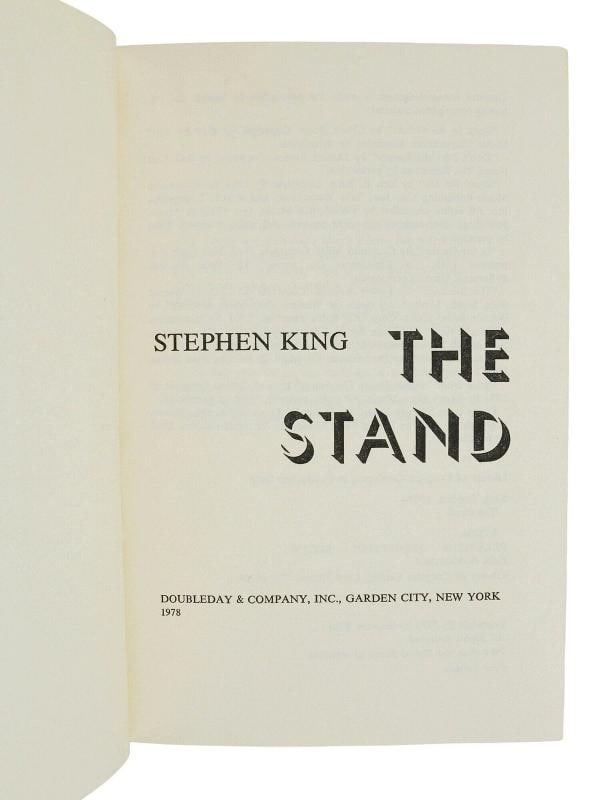 The Stand ~ by STEPHEN KING ~ First Edition ~ 1st Printing ~ 1978 ~ DOUBLEDAY - 7