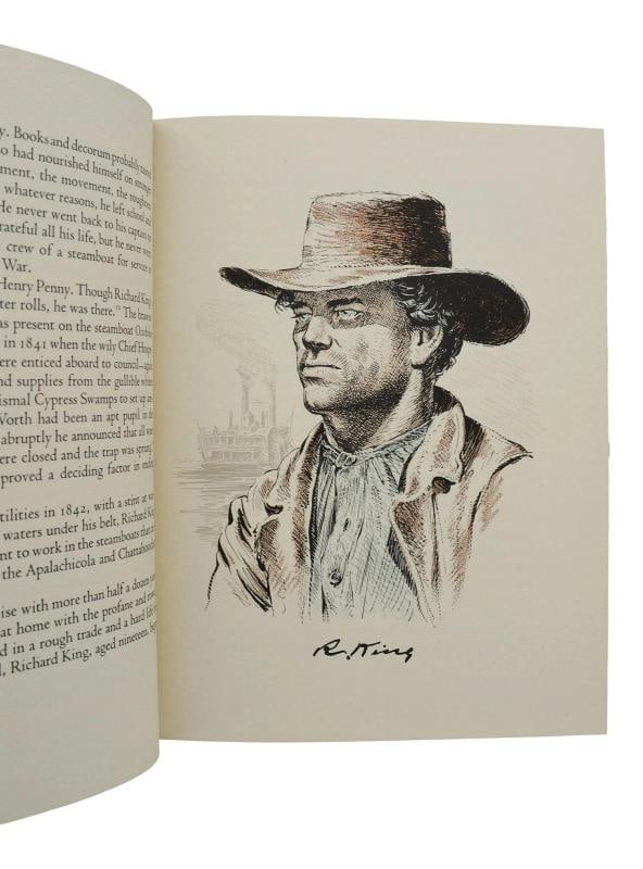 The King Ranch ~ TOM LEA ~ First Edition 1st 1957 ~ SADDLE BLANKET EDITION Texas - 13