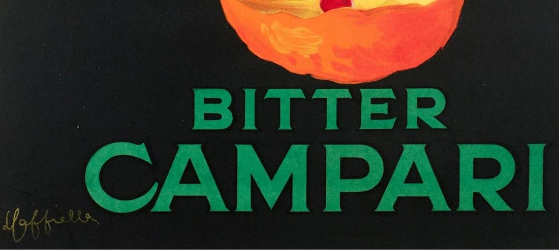 Original Vintage Poster - L. Cappiello - Bitter Campari - Orange - Clown - 1921 - 5