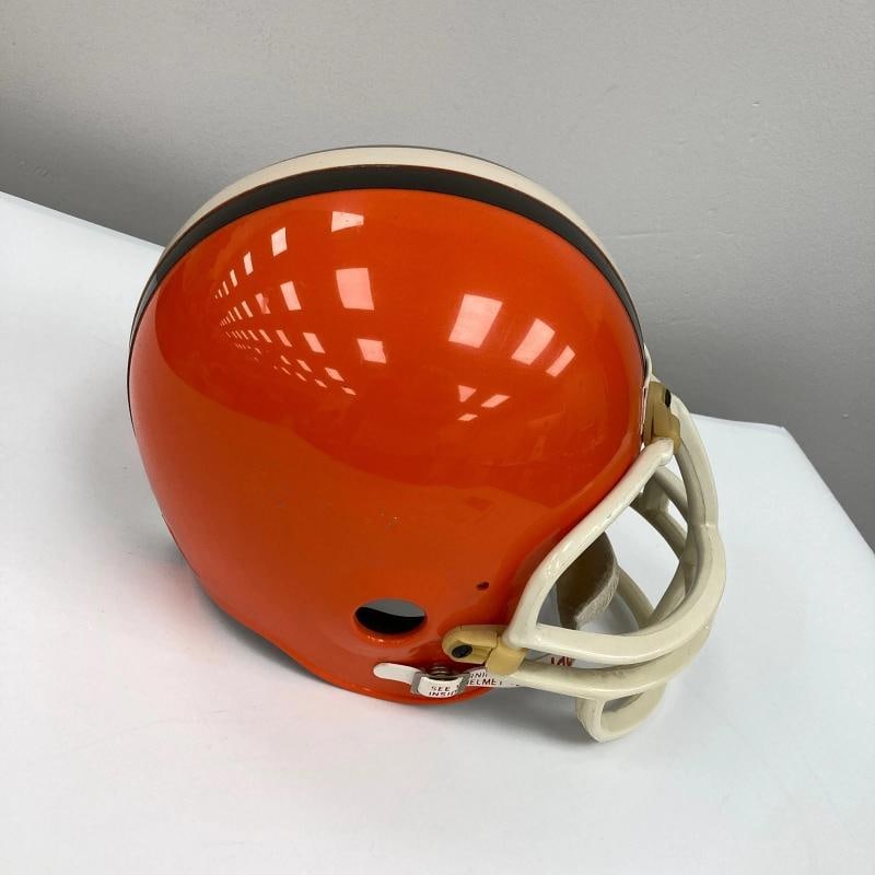 Otto Graham HOF 1965 NFL 75th Signed Cleveland Browns Full Size Helmet JSA COA - 6