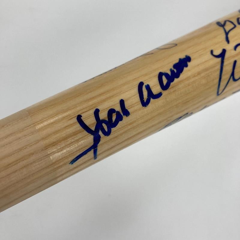 Hall Of Fame Multi Signed Baseball Bat 39 Sigs Sandy Koufax JSA COA - 10